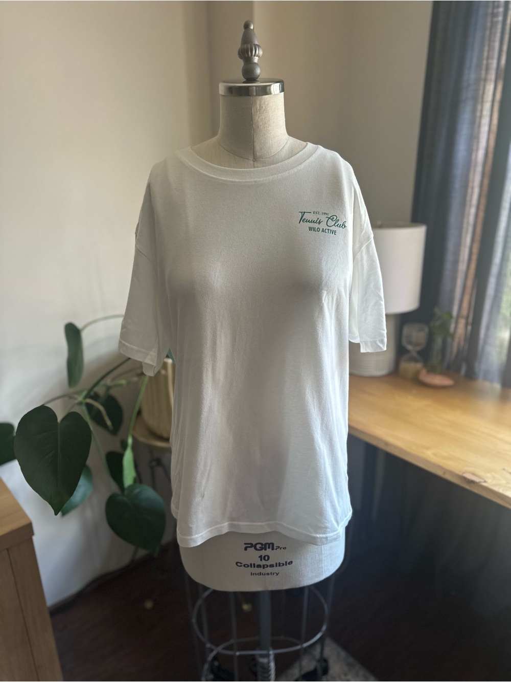 White Short Sleeve Tennis Tee